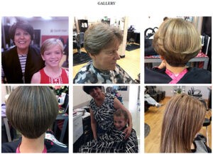 Photos of clients of Tanyas Hair Design optimized and uploaded by ATC Web Solutions